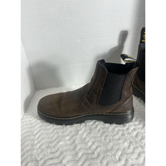 Dr. Martens Boots Mens Size 9 Chelsea Crazy Horse Leather Pull On Chunky Sole main image 12